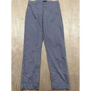 Ragno Cigarette Pants Woman Size 3 US S/M Pin Striped Pull On Stretch Vintage